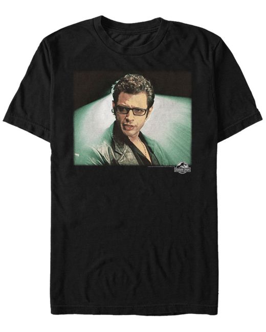 Jurassic Park Dr. Malcolm Portrait Short Sleeve T-Shirt