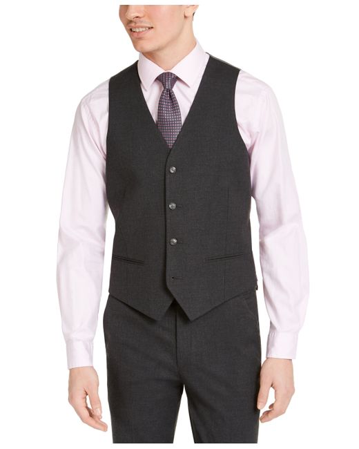 Alfani Slim-Fit Stretch Solid Suit Vest Created for Macys