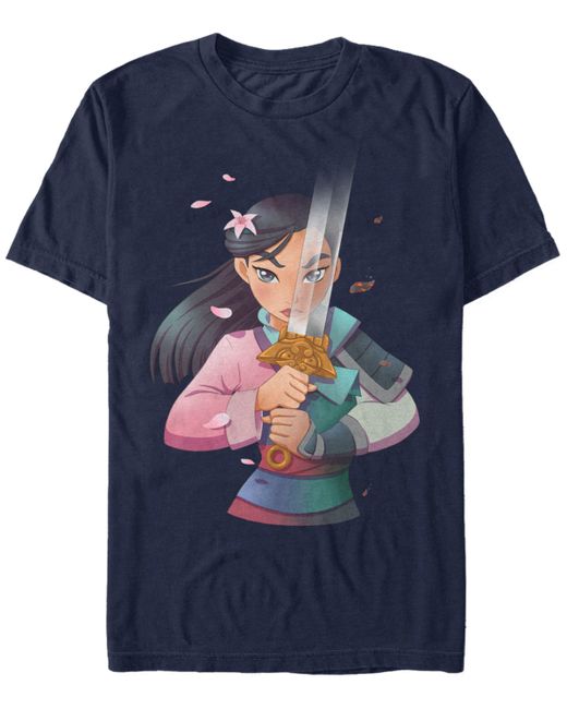 Disney Princesses Disney Mulan Anime Style Short Sleeve T-Shirt