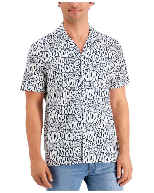 Michael Kors Groovy Logo Print Shirt