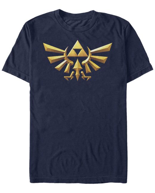 Nintendo Legend of Zelda 3D Crest Short Sleeve T-Shirt