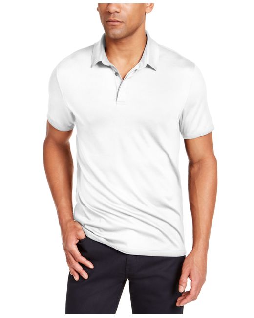 Alfani AlfaTech Stretch Solid Polo Shirt Created for