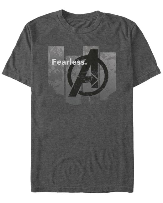 Marvel Avengers Endgame Fearless Panel Short Sleeve T-shirt
