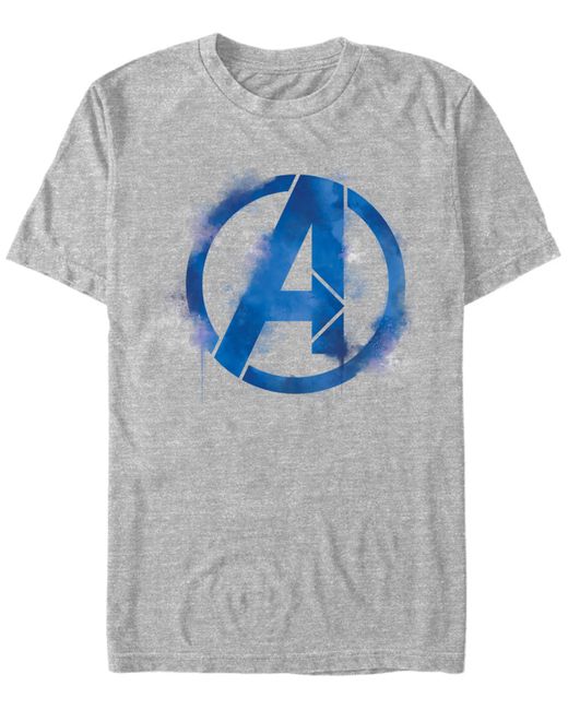 Marvel Avengers Endgame Spray Paint Logo Short Sleeve T-shirt