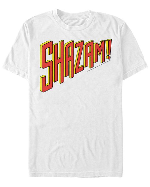Fifth Sun Dc Shazam Text Logo Short Sleeve T-Shirt