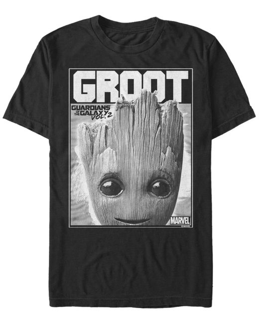 Marvel Guardian of the Galaxy Groot Poster Short Sleeve T-shirt