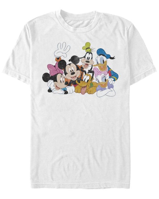 Fifth Sun Mickey Group Short Sleeve Crew T-shirt