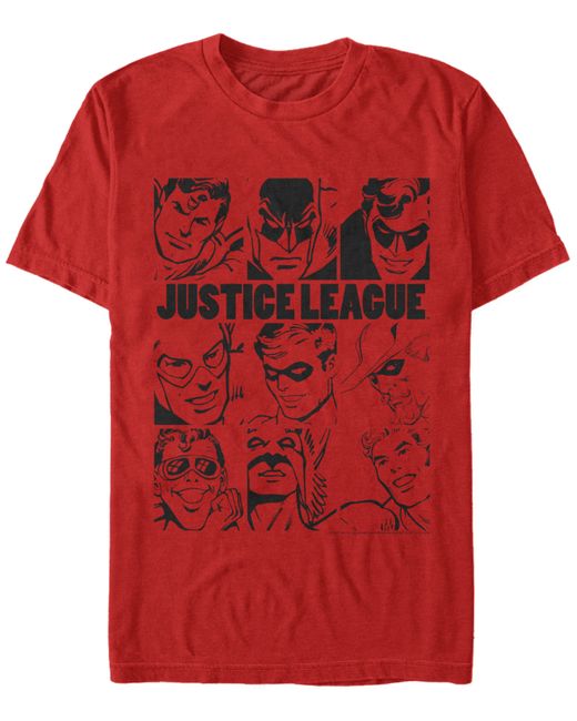 Fifth Sun Dc Justice League Hero Box Up Short Sleeve T-Shirt