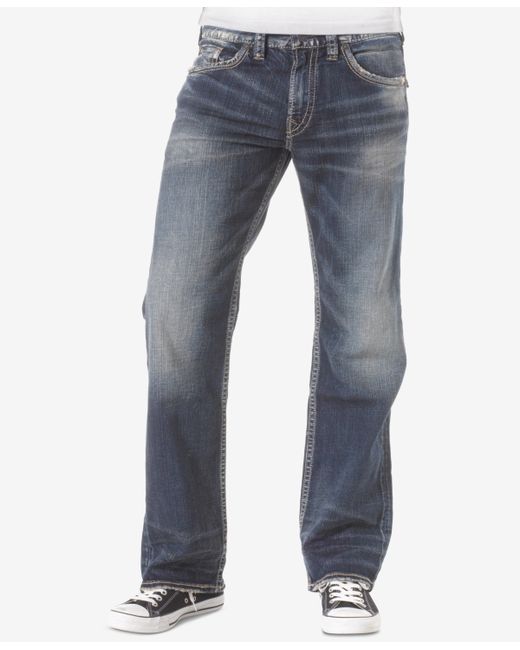 Silver Jeans Co. Jeans Co. Zac Relaxed Fit Straight Stretch