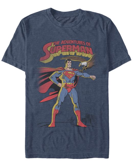 Fifth Sun Dc The Adventures of Superman Short Sleeve T-Shirt