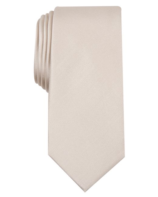 Alfani Solid Texture Slim Tie Created for Macys