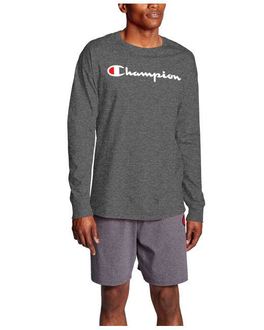 Champion Script-Logo Long Sleeve Tshirt