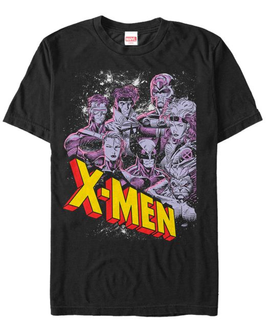 Marvel Comic Collection Vintage X Team Logo Short Sleeve T-Shirt