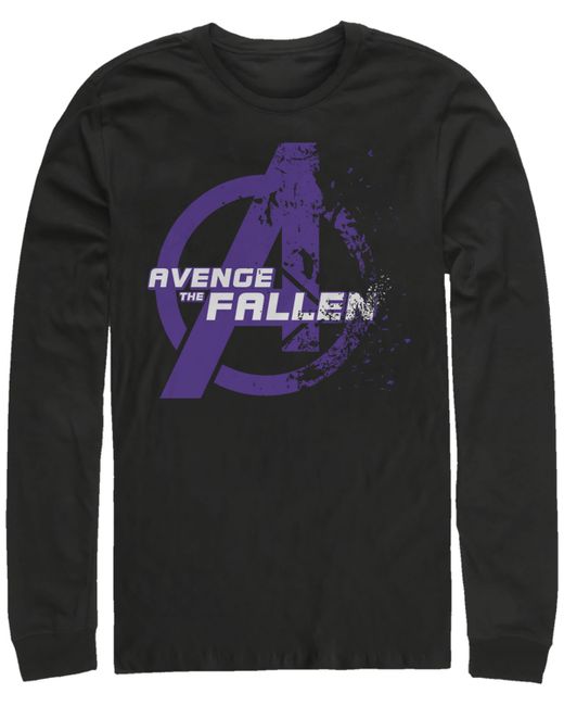 Marvel Avengers Endgame Avenge the Fallen Logo Long Sleeve T-shirt