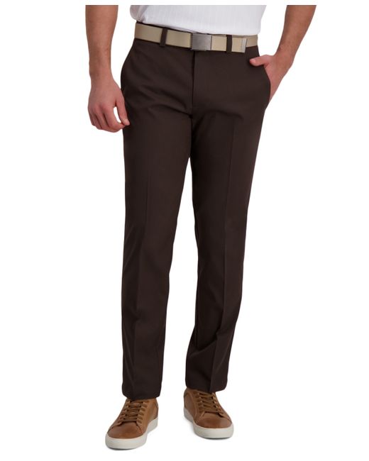 Haggar Cool Right Performance Flex Straight Fit Flat Front Pant