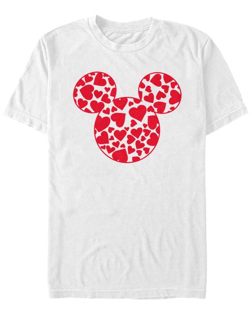 Fifth Sun Mickey Hearts Fill Short Sleeve Crew T-shirt