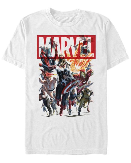 Fifth Sun Team Avengers Short Sleeve Crew T-shirt