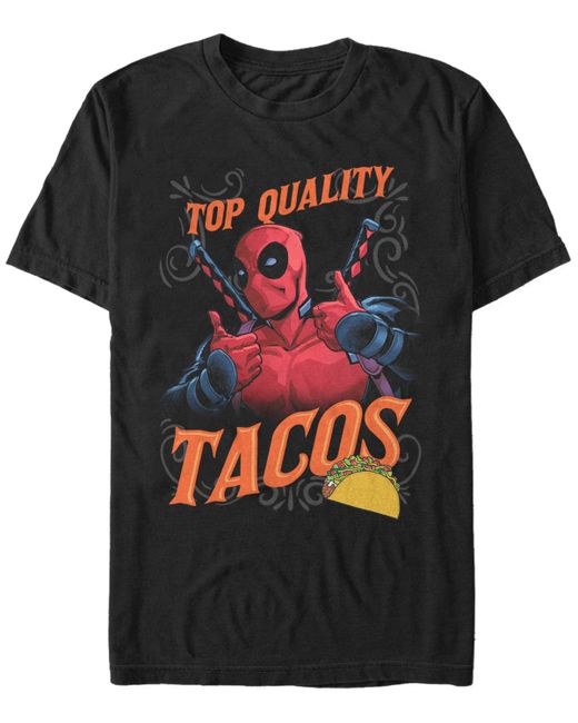 Marvel Deadpool The Best Quality Tacos Short Sleeve T-Shirt