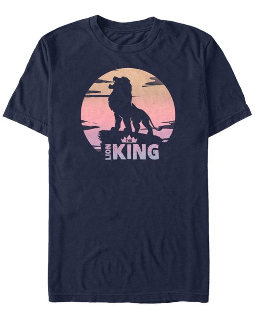 Lion King Disney The Live Action Sunset Pride Rock Poster Short Sleeve T-Shirt