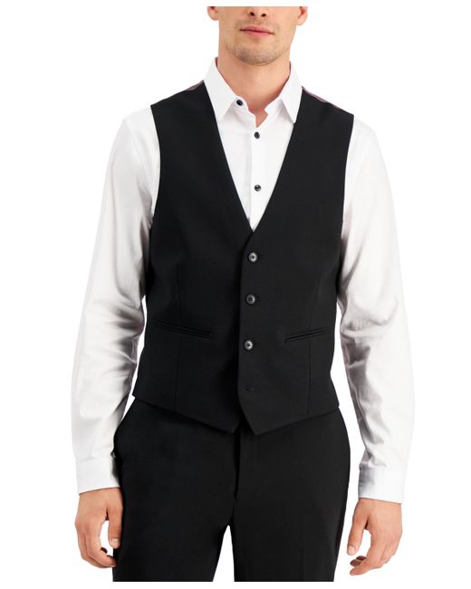 INC International Concepts Slim-Fit Solid Suit Vest Created for Macys