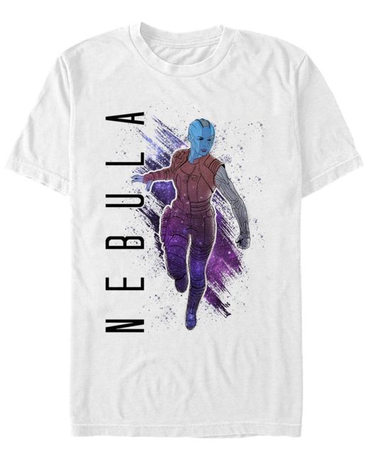 Marvel Guardians of the Galaxy Painted Nebula Short Sleeve T-Shirt