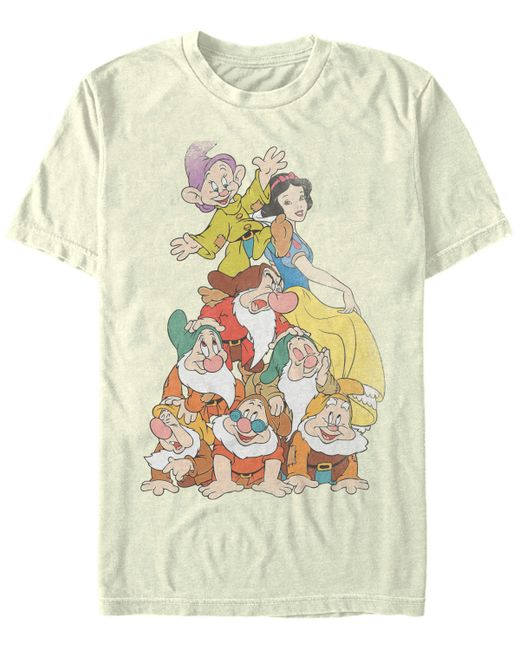 Disney Princesses Disney Snow Seven Dwarf Stack Short Sleeve T-Shirt