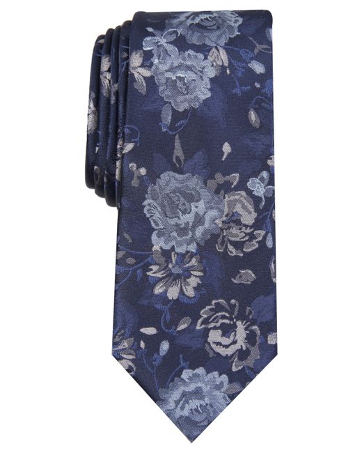 Bar III Hilton Floral Slim Tie Created for Macys