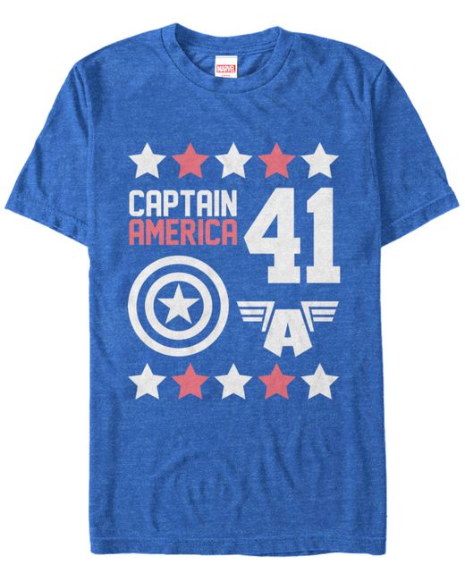 Marvel Comic Collection Captain America Logo Short Sleeve T-Shirt
