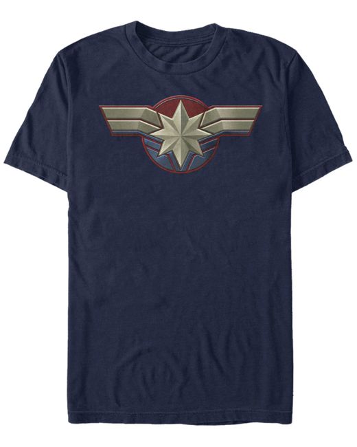 Marvel Captain Uniform Costume Short Sleeve T-Shirt