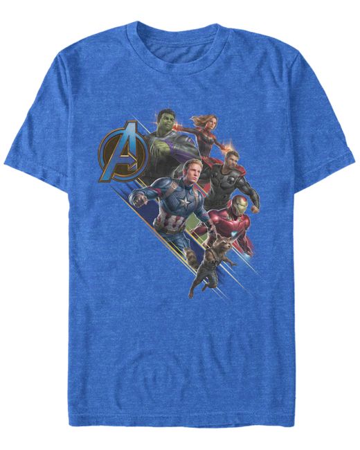 Marvel Avengers Endgame Hero Angle Short Sleeve T-shirt