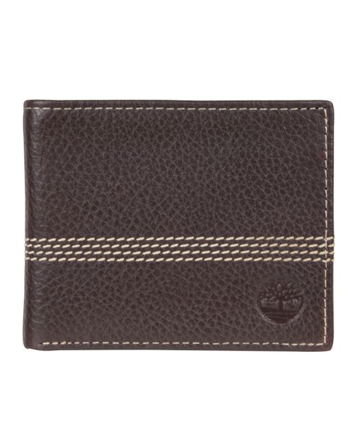Timberland Milled Quad Stitch Passcase Wallet