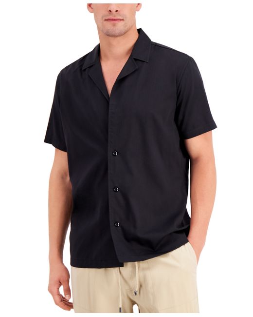 INC International Concepts Vinnie Short Sleeve Shirt Created for Macys