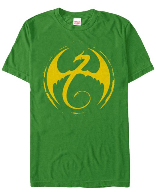 Marvel Iron Fist Dragon Crest Short Sleeve T-Shirt