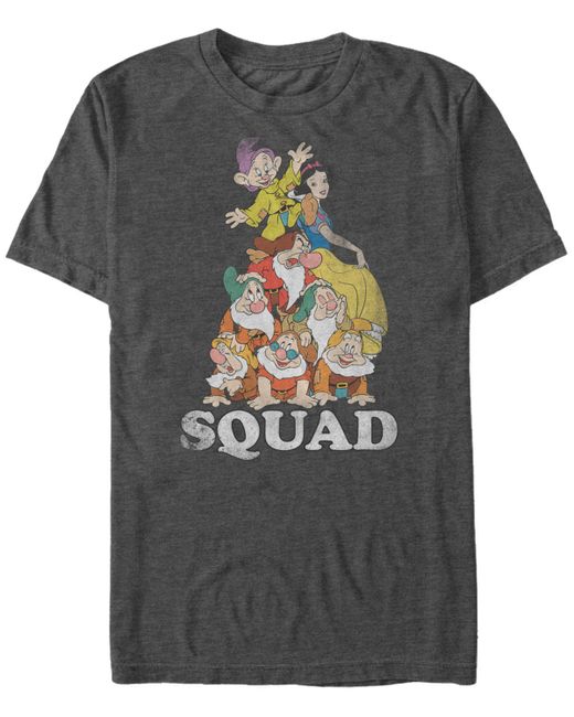 Disney Princesses Disney Snow White Dwarf Squad Goals Short Sleeve T-Shirt
