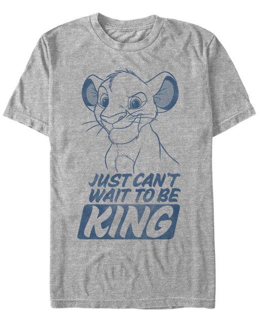 Lion King Disney The Young Simba Cant Wait To Be King Short Sleeve T-Shirt