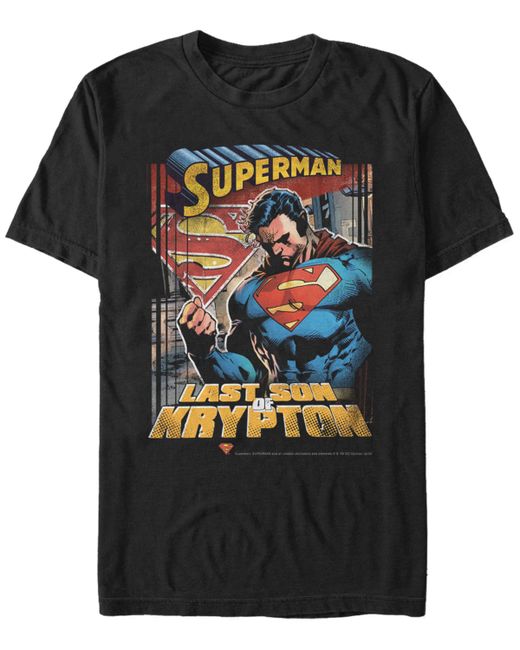 Fifth Sun Dc Superman Last Son of Krypton Short Sleeve T-Shirt