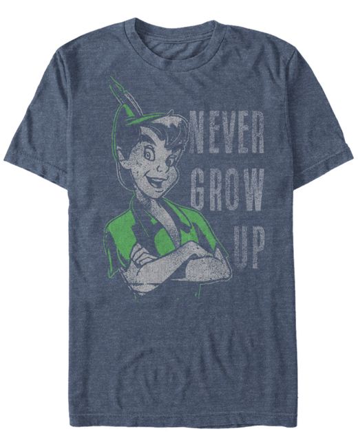 Tinkerbell Disney Peter Pan Never Grow Up Vintage Portrait Short Sleeve T-Shirt