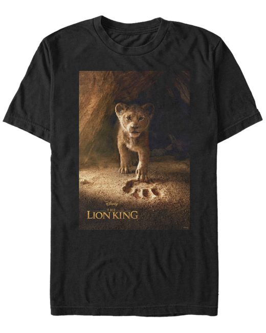 Lion King Disney The Live Action Simba Paw Poster Short Sleeve T-Shirt