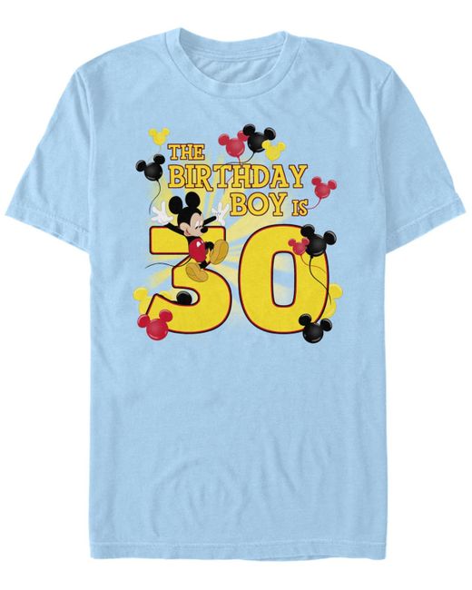 Fifth Sun Mickey Birthday 30 Short Sleeve Crew T-shirt
