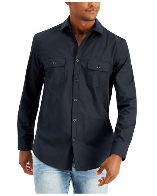 Alfani Regular-Fit Solid Shirt Created for Macys