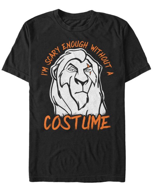 Fifth Sun Disney Lion King Scar Is Scary Enough Costume Short Sleeve T-Shirt