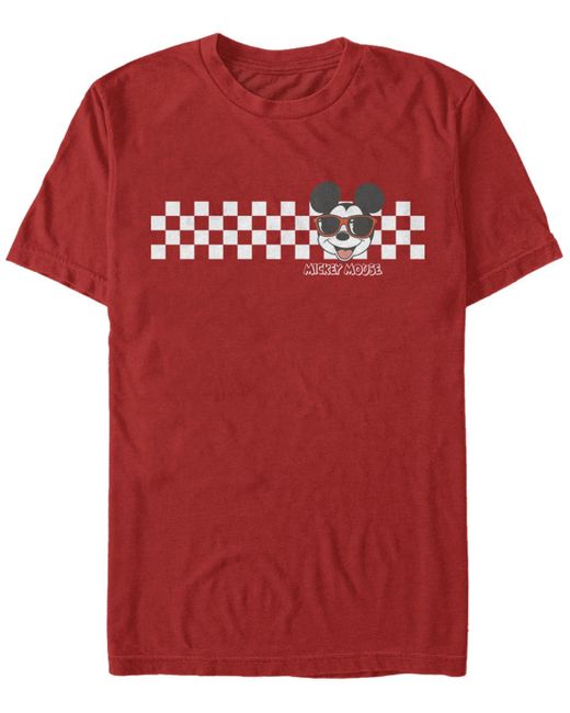 Fifth Sun Mickey Checkers Short Sleeve Crew T-shirt