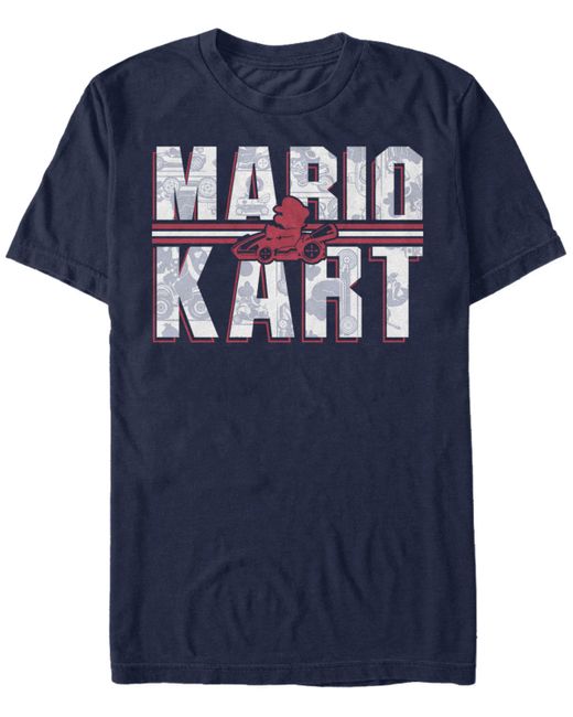 Nintendo Mario Kart Shadowed Logo Short Sleeve T-Shirt