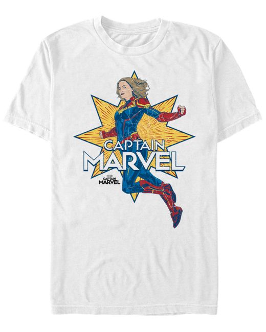Marvel Captain Star Power Short Sleeve T-Shirt
