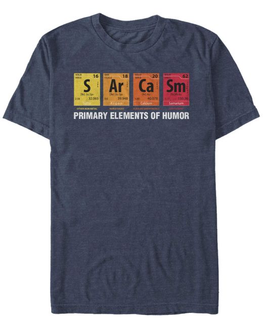 Fifth Sun Elements of Humor Short Sleeve Crew T-shirt