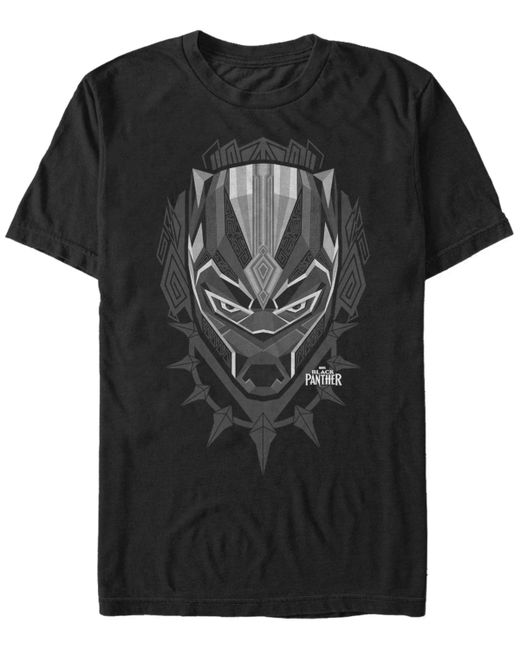 Marvel Panther Wakanda King Plaque Short Sleeve T-Shirt