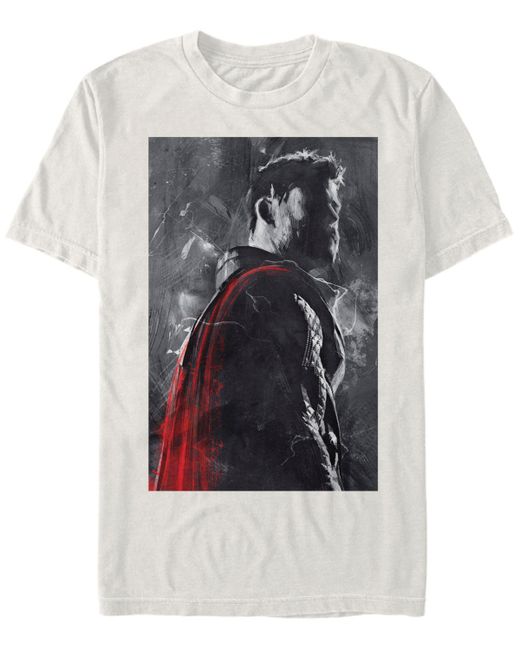 Marvel Avengers Thor Shadowed Silhouette Short Sleeve T-Shirt