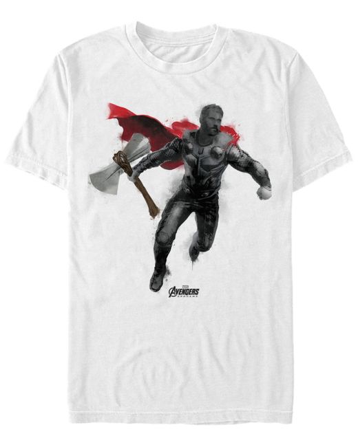 Marvel Avengers Endgame Painted Thor Short Sleeve T-shirt
