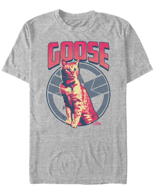 Marvel Captain Goose The Cat Short Sleeve T-Shirt
