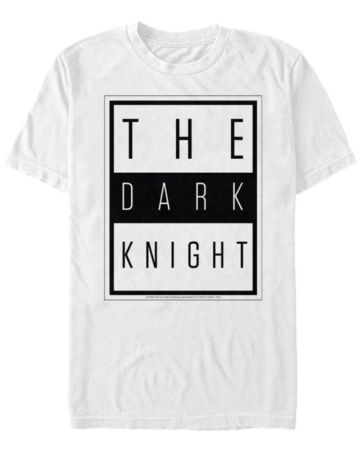 Fifth Sun Dc Batman The Dark Knight Text Poster Short Sleeve T-Shirt